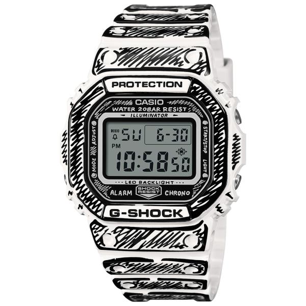 CASIO カシオ G-SHOCK Joshua Vides コラボレーションモデル DW-5600JV-7JR メンズ ホワイト