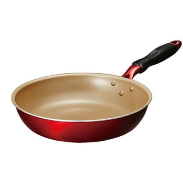 evercook α (エバークック アルファ) IH対応 フライパン 28cm レッド