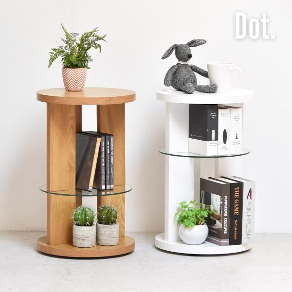 ガラス天板が美しい木目の円形サイドテーブル。見えないキャスター付きで移動も楽々。メラミン樹脂加工で傷、水濡れにも強い木製サイドテーブル。【 商品コード 】PRO-TBL-0208【 商品名 】dot. サイドテーブル【 商品仕様 】■ サイ...