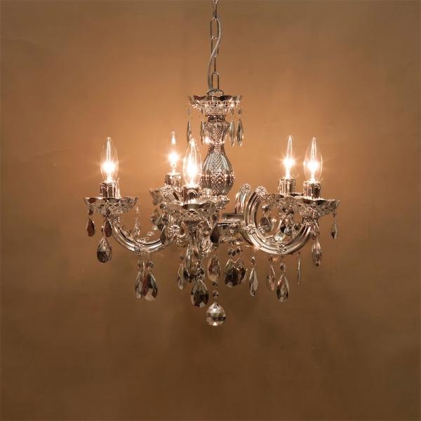 シャンデリア おしゃれ 照明 豪華 2色展開 スピード対応 全国送料無料 5灯 ダイナスティー