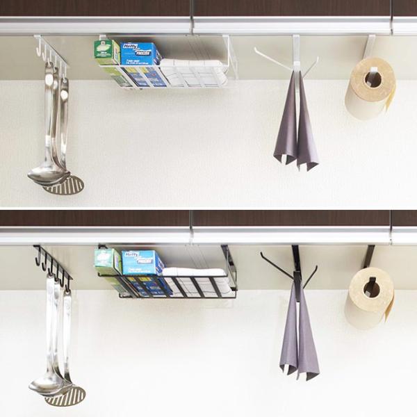 吊り戸棚 ラック 吊り下げラック 吊り戸棚下ラック 戸棚下収納ラック タワー ｌ 白 黒 山崎実業 Buyee Buyee 提供一站式最全面最專業現地yahoo Japan拍賣代bid代拍代購服務 Bot Online