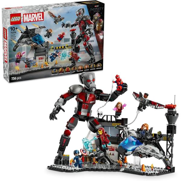 レゴ LEGO レゴブロック シビルウォー キャプテンアメリカ アクション バトル 76314
