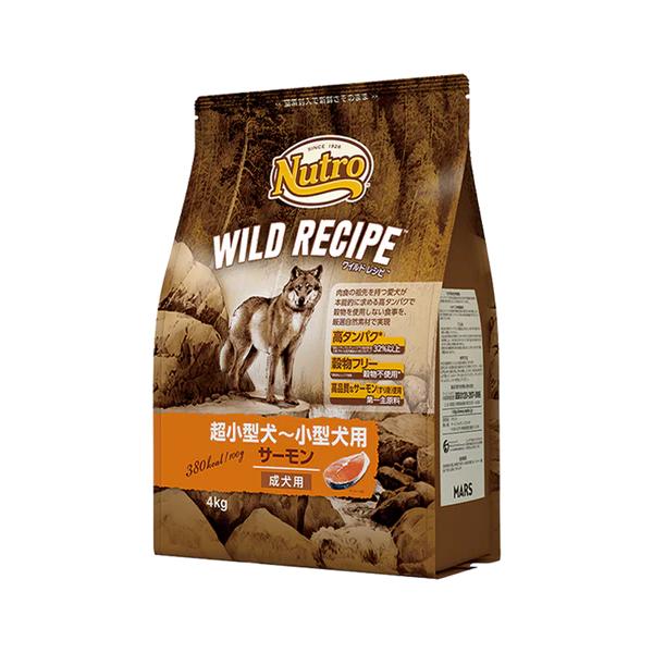 他サイト： ニュートロ　ワイルドレシピ　超小型犬〜小型犬用　成犬用　サーモン　4kg　／　NW108の商品画像