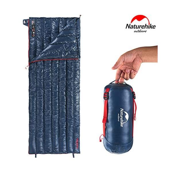 Naturehike2019年版 高級ダウン寝袋 570g超軽量 封筒型 オールシーズン 