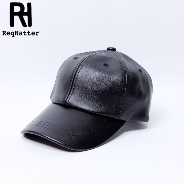 帽子 キャップ メンズ レディース ReqHatter レックハッター ラムレザー キャップ RH608