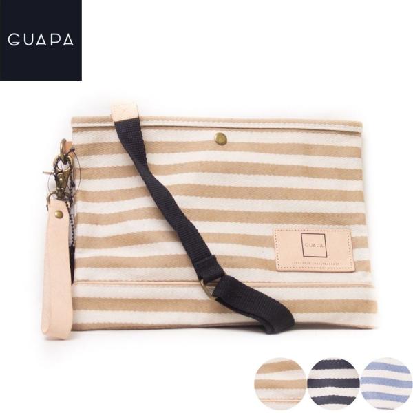 バッグ ショルダーバッグ メンズ レディース GUAPA グアパ ボーダーサコッシュ ショルダーバッグ 51008