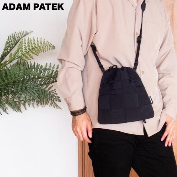 バッグ ショルダーバッグ ADAM PATEK アダムパテック 編みこみ 巾着ショルダーバッグ AP2429027