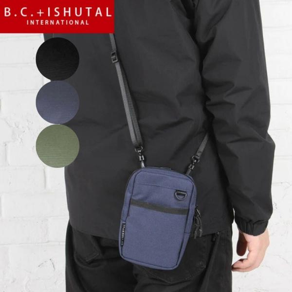 バッグ ショルダーバッグ メンズ B.C.+ISHUTAL 撥水 ミニショルダーシザーバッグ INL-3303