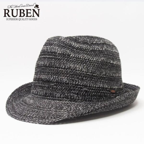 帽子 ハット メンズ レディース RUBEN ルーベン ミックスサーモ中折れハット RUS1365