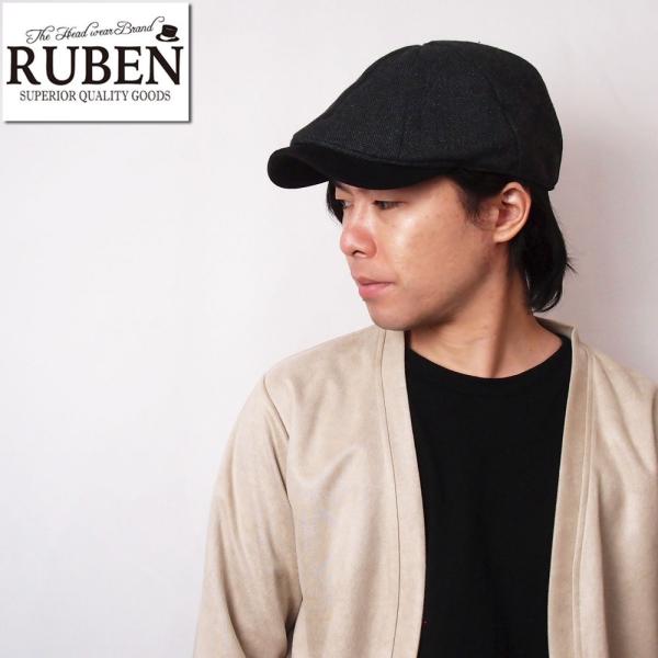 帽子 ハンチング メンズ レディース RUBEN ルーベン ツイードコンビ キャスハンチング RUS4177