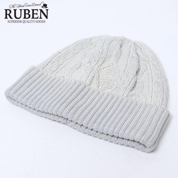 帽子 ニット帽 メンズ レディース RUBEN ルーベン ウォッシュド加工 コットンニットワッチ RUS7151