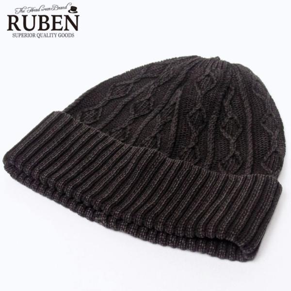 帽子 ニット帽 メンズ レディース RUBEN ルーベン コットンニットワッチ ニット帽 RUS7044