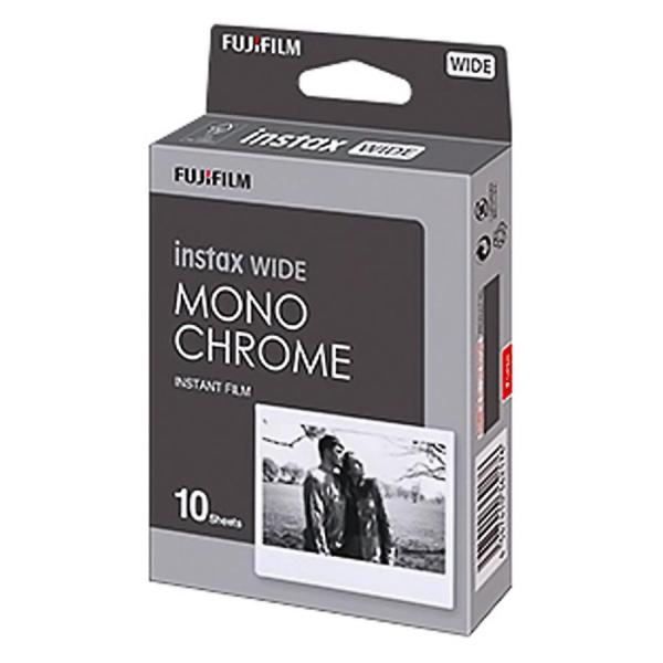 FUJIFILM インスタントフィルム instax WIDE用モノクロフィルム 1パック（10枚入）