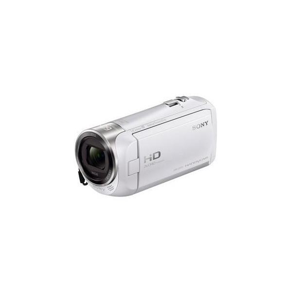 「訳あり品-量販店印付き」新品 ビデオカメラ HDR-CX470 (W) [ホワイト]