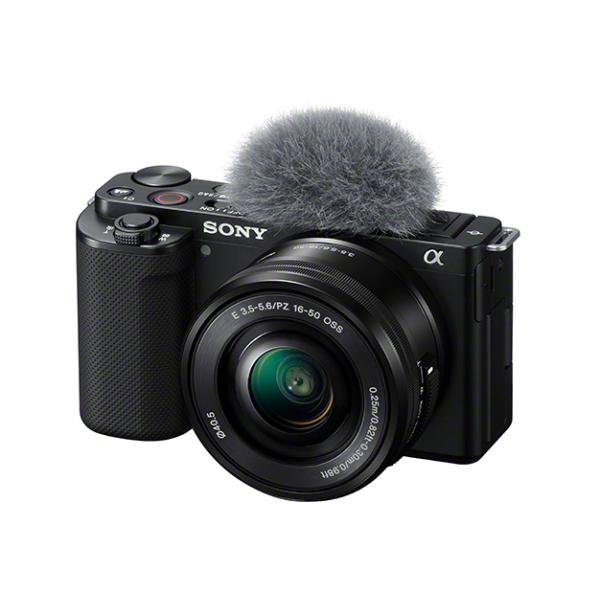 他サイト： SONY ソニー VLOGCAM パワーズームレンズキット ZV-E10L(B) ブラック ミラーレス一眼カメラの商品画像