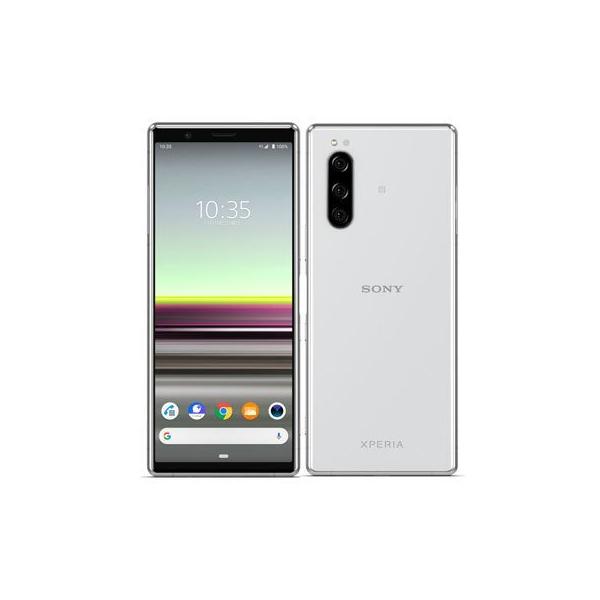 Xperia 5 グレー 64GB SIMロック解除済み Xperia 「新品-SIMロック解除済」Xperia 5 901SO SoftBank [グレー] 白