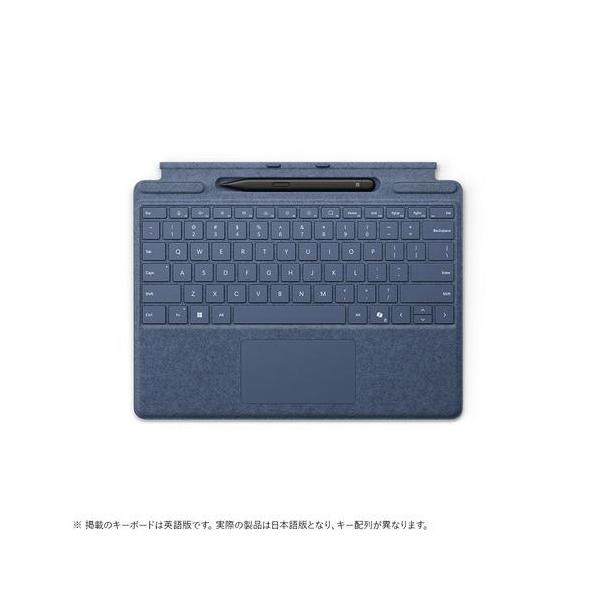 Surface Pro キーボードとスリムペン 8X6-00209 [サファイア] : らいぶ