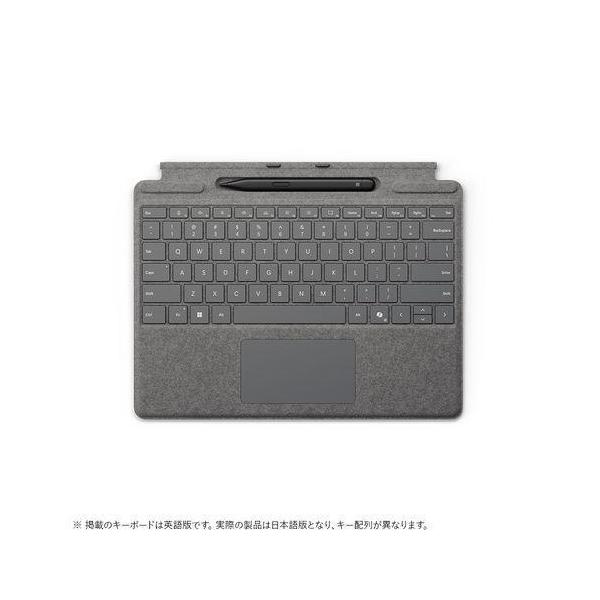 Surface Pro キーボードとスリムペン 8X6-00232 [プラチナ] : らいぶ