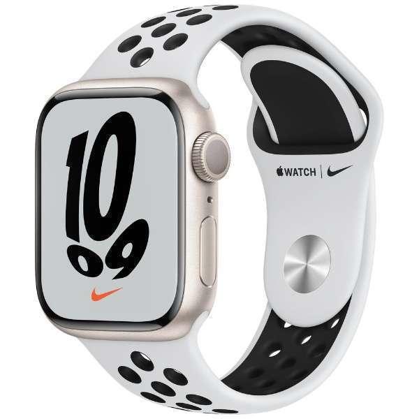 Apple Watch Nike Series 7 GPS+Cellularモデル 45mm MKL43J/A [ピュア