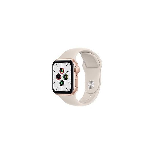Apple Watch SE GPSモデル 40mm MKQ03J/A [スターライトスポーツ