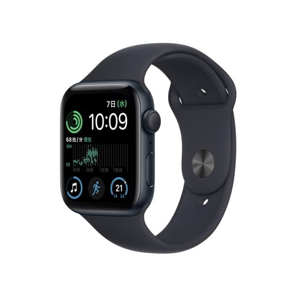 Apple Watch SE 第2世代 GPSモデル 44mm MNK03J/A [ミッドナイト