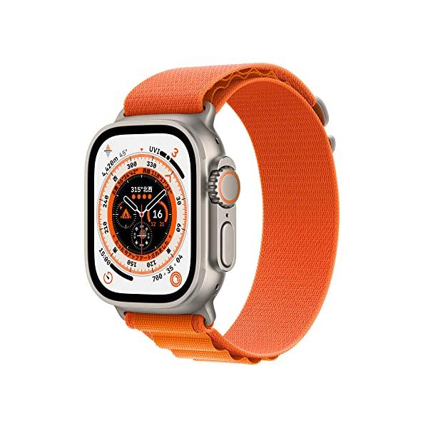 【店頭引き取り限定】圧倒的美品！Apple Watch Ultra GPS+Cellularモデル 49mm MQFM3J/A [オレンジアルパインループ L] light-hikari_4549995365412