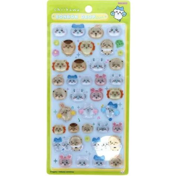 サンスター文具 ボンボンドロップシール ちいかわ みんな ニコニコ
