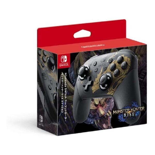 他サイト： 「訳あり品-外装箱傷あり」新品 Nintendo Switch Proコントローラー モンスターハンターライズ----------#11の商品画像