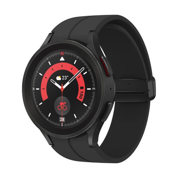 【美品】Galaxy Watch5 Pro プロブラックチタニウム 海外版 Galaxy Watch5 Pro SM-R920NZKAXJP [ブラックチタニウム] : らいぶshop