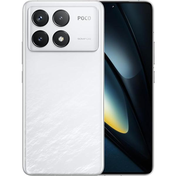 POCO F6 Pro ホワイト RAM12GB ROM256GB Unlocked) Xiaomi POCO F6 Pro 5G WHITE 12GB+256GB Dual SIM