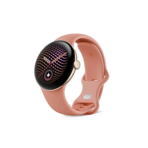 Google Pixel Watch 5 Wi-Fiモデル 41mm GA10902-US [Champagne Gold アルミケース/Canyon アクティブ バンド]