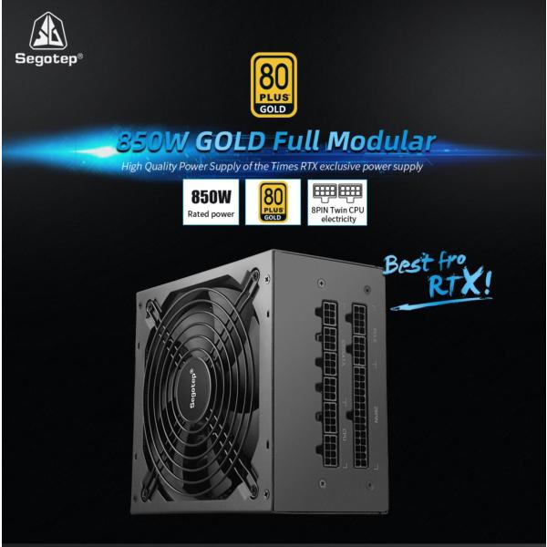 ATX電源 850W GOLD認証 フルモジュラー ATX電源 850W 80PLUS GOLD認証 フルプラグイン 3年保証 KRPW