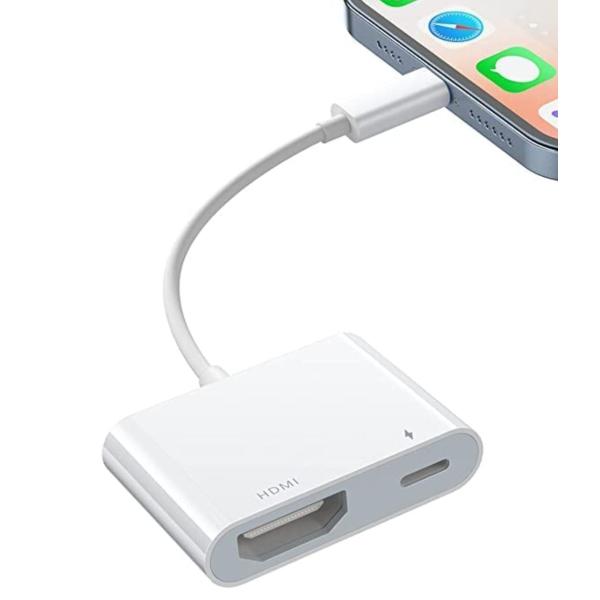 商品内容HDMI Digital av変換アダプター【IOS】ios13-18対応【商品特徴】1.iPhone,iPad画面をTV,モニターのスクリーンで見ることができるLightning Digital AVアダプタです写真アプリ内の写真...