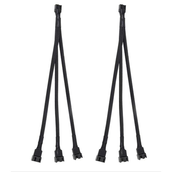 4本セット 電源延長ケーブル 持ち運び 延長ケーブル PWMファン延長ケーブル 楽天市場】PWMファン分岐ケーブル 2本セット 3分配 FAN用延長