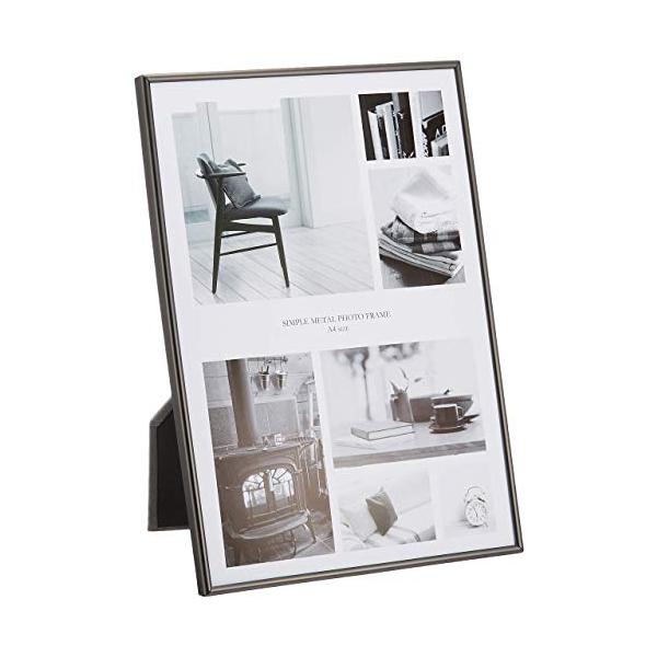 他サイト： FUJICOLOR フォトスタンド 1704 メタル A4 ブラック 506031の商品画像