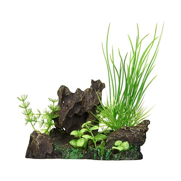 他サイト： ジェックス GEX 癒し水景 MIXプランツ ロック 茶の商品画像