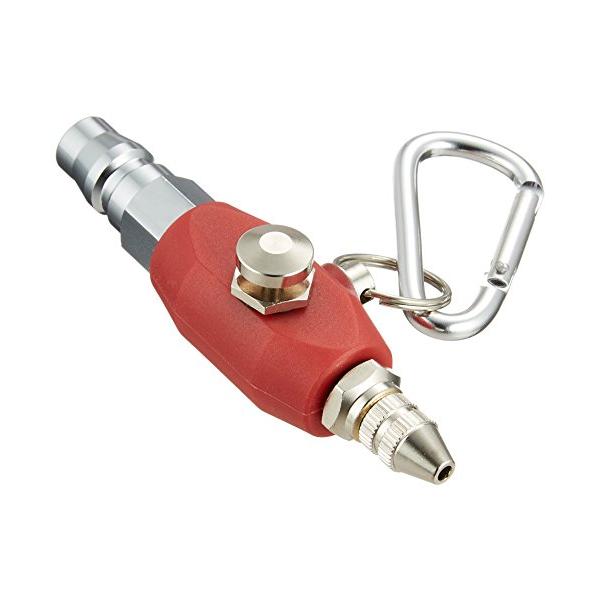 流量調整(ボタン式)レッド/-/SAR-2RE・Color:レッドStyle:流量調整(ボタン式)・パッケージ個数:1・用途:ゴミ・切粉・切屑・水滴の除去、洗浄・冷却・乾燥作業等・特徴:手にジャストフィットし、操作性抜群のコンパクトサイズエ...