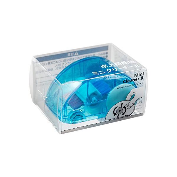 ブルー/本体サイズ:H32xW55xD42mm/22g/65616006・Color:ブルーSize:本体サイズ:H32xW55xD42mm/22g・パッケージ個数:1・字消しのカスなど、机上のゴミがどんどんとれる手のひらサイズのクリーナー...