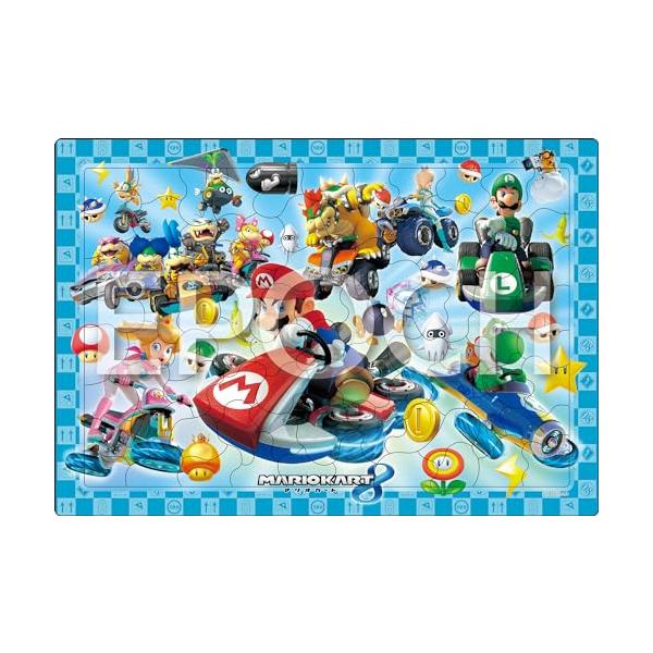 他サイト： エポック社(EPOCH) アポロのピクチュアパズル スーパーマリオ マリオカート8 85ピース 25-224 こども向け台紙つきパズル 5歳以上の商品画像