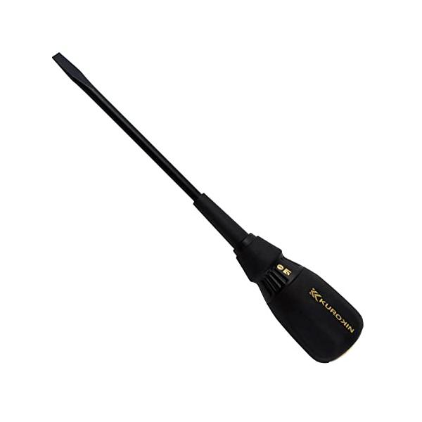 他サイト： フジ矢(Fujiya) 貫通ドライバー (-6.0/軸長150mm) 黒金 566K-BGの商品画像