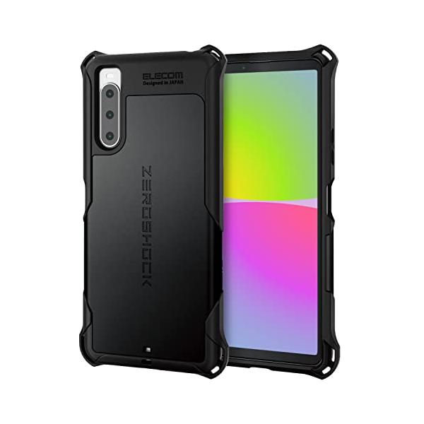 エレコム Xperia 10 IV (SO-52C SOG07 A202SO) ケース カバー ZEROSHOCK ハイブリッド 耐衝撃 衝撃吸