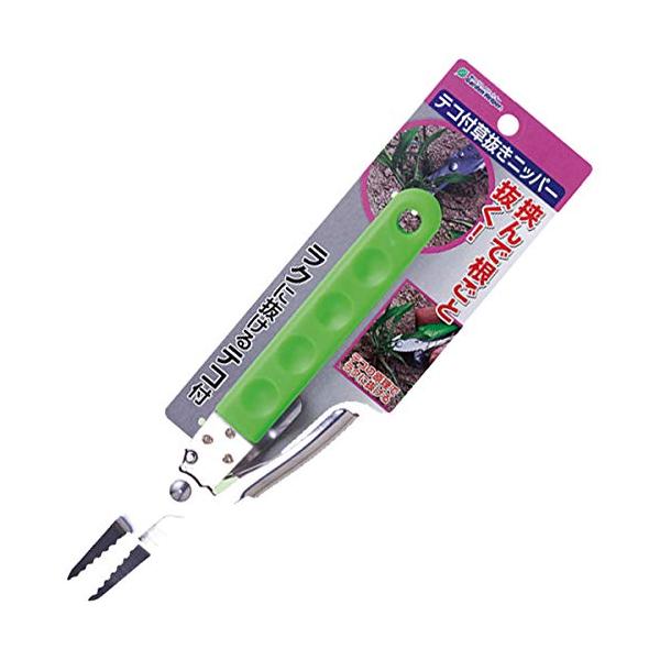 石黒金属 テコ付草抜きニッパー KP-9 ステンレス製 本体: 奥行4.8cm 本体: 高さ19.7cm 本体: 幅4cm