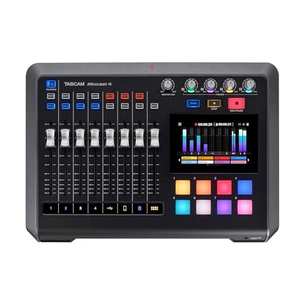 他サイト： TASCAM タスカム ポッドキャスト制作ワークステーション/USBオーディオインターフェース Mixcast 4の商品画像