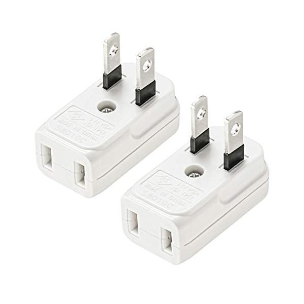 他サイト： サンワサプライ(Sanwa Supply) スペースアダプタ ホワイト たて型 2個入り TAP-B54の商品画像