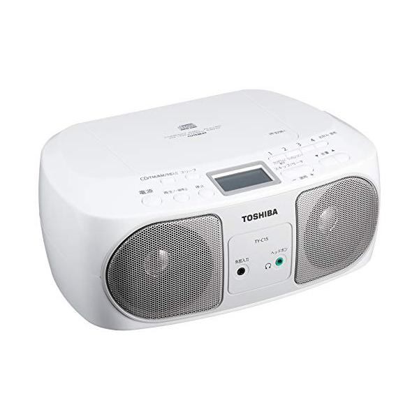 他サイト： 東芝 CDラジオ TY-C15 (S) AUX シルバーの商品画像