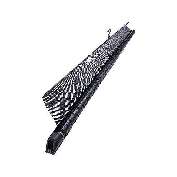 他サイト： 槌屋ヤック(Tsuchiya Yac) 車内用品 ロールカーテン ブラック L 長さ79.3×幅6.8cm DF-63の商品画像