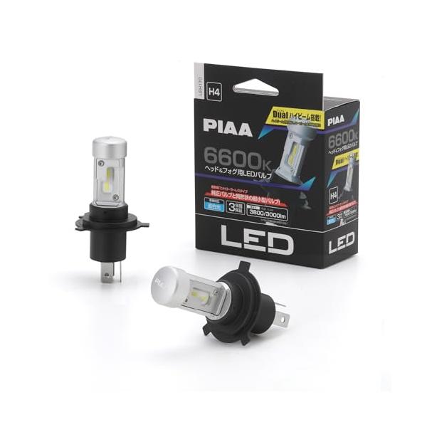 PIAA(ピア) 車用 バルブ ヘッドライト/フォグライト用 LED 6600K 〈コントローラーレスタイプ〉 12V 18/18W Hi380