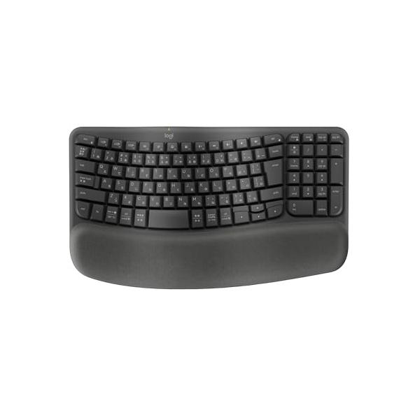 他サイト： ロジクール WAVE KEYS K820 疲れにくい エルゴノミックキーボード Bluetooth Logi Bolt 日本語配列 ワイヤレスキの商品画像