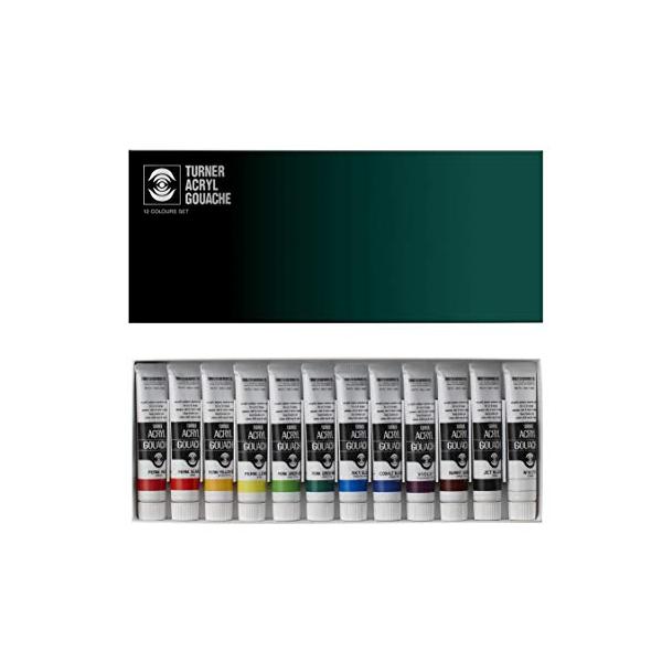 ターナー色彩(Turner Color) アクリルガッシュ 12色セット AG02012C 20ml(6号)