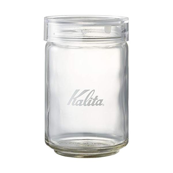 他サイト： カリタ Kalita コーヒー キャニスター コーヒー豆 保存容器 ガラス 300g 抗菌パッキン 匂い移りが少ない 日本製 メジャーカップ付きの商品画像